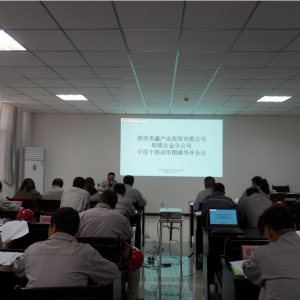 鋁鎂合金分公司召開干部試用期滿考評會
